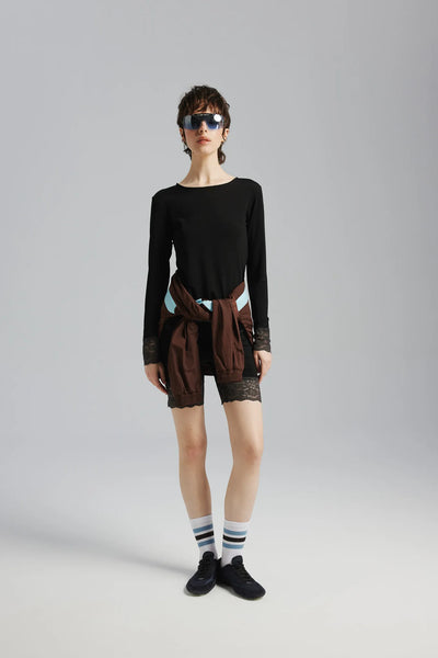 Longsleeve Karmena Czarny