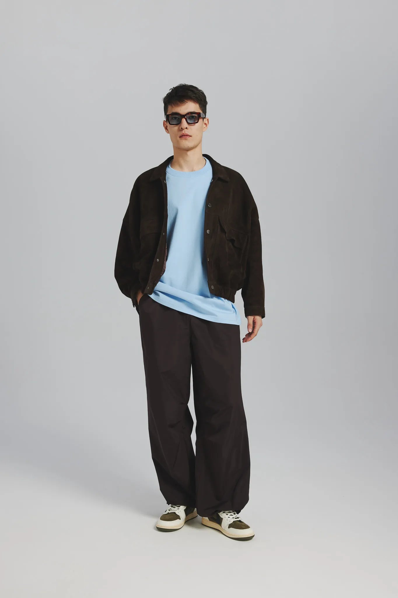 Spodnie Idaliaa Gorzka Czekolada