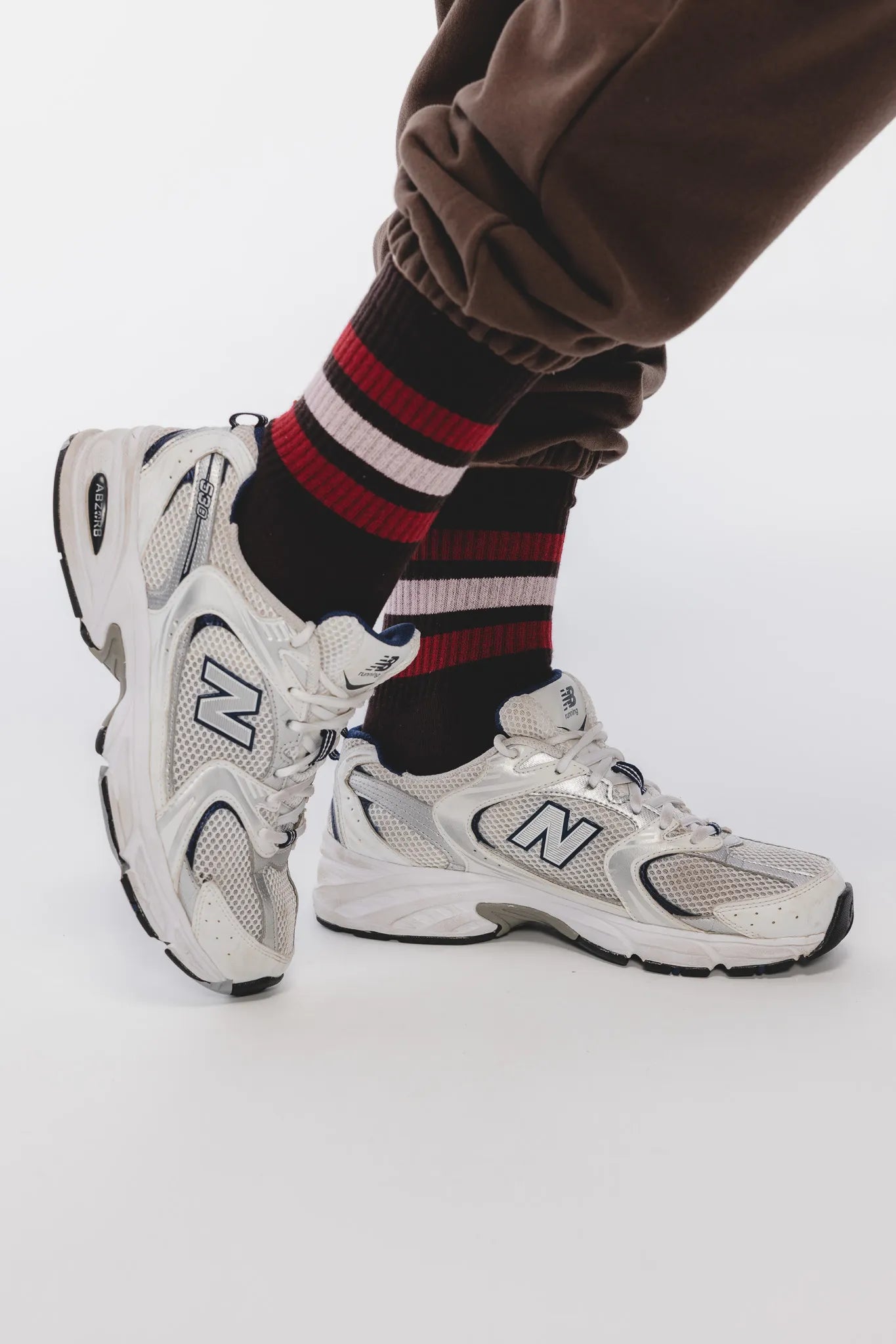 Skarpety Aleksa Brązowy-Granatowy 2-pack