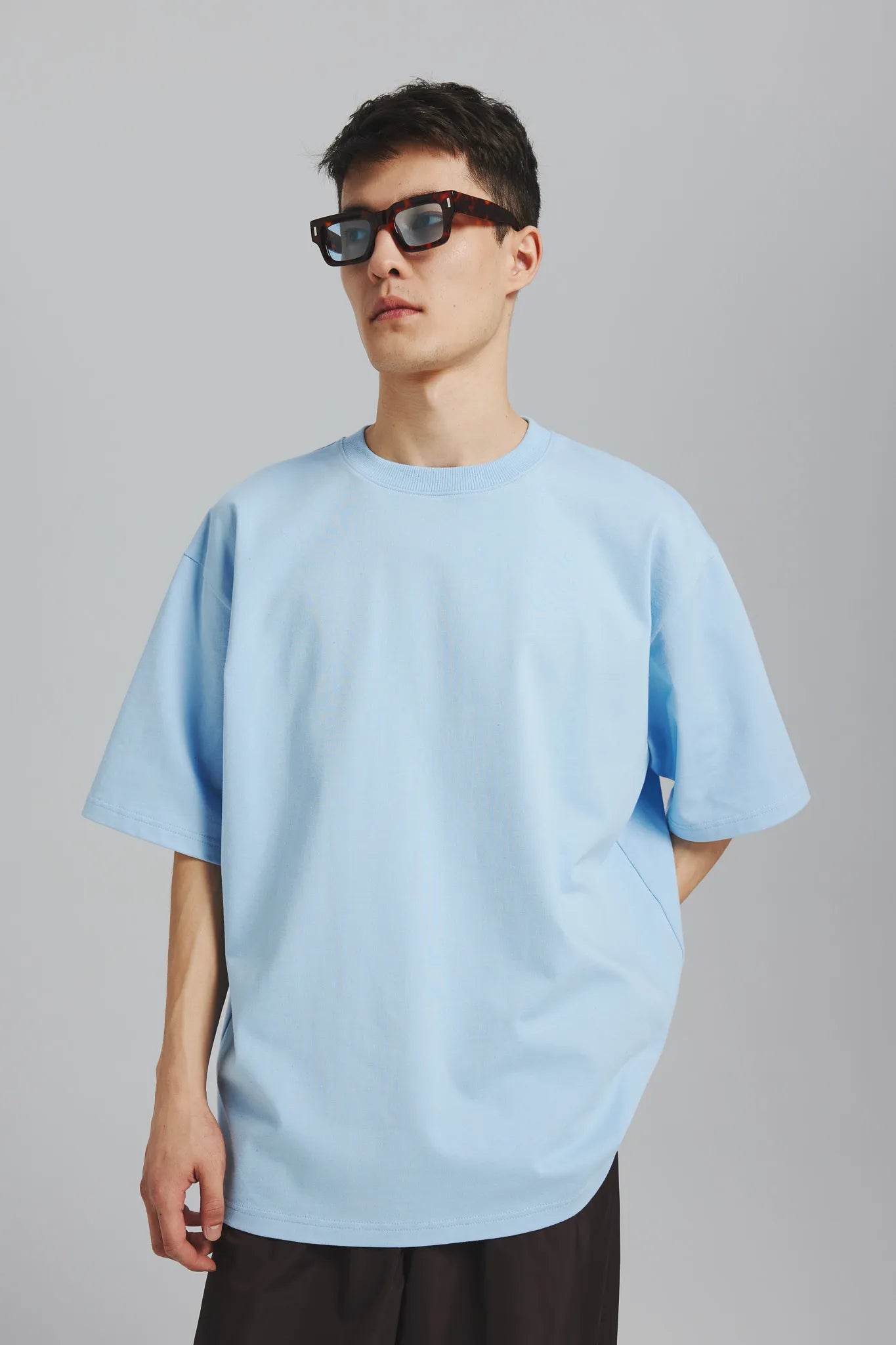 T-shirt unisex Jackie Błękitny