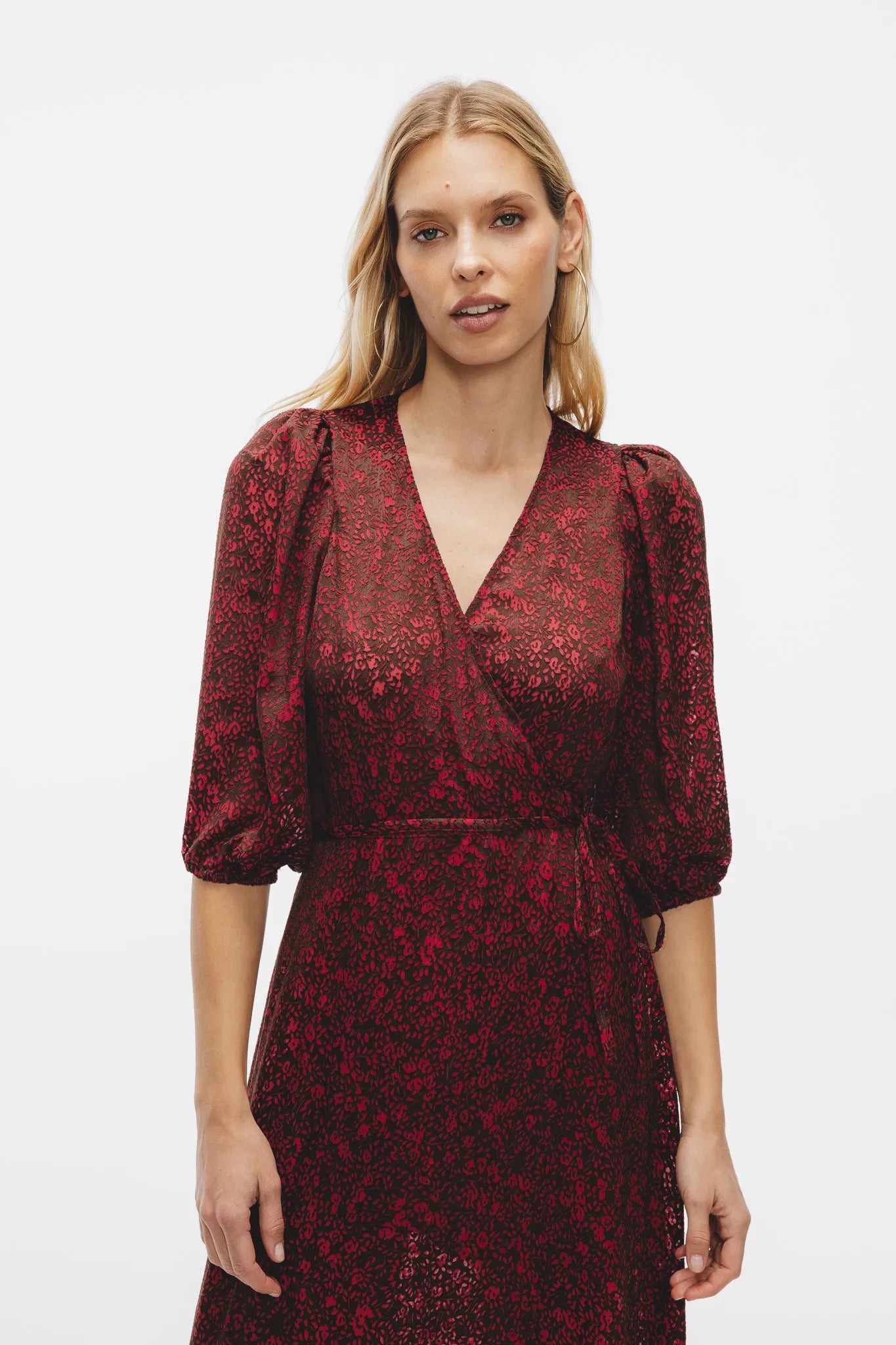 Sukienka Mary Czekoladowo-Fuksjowy