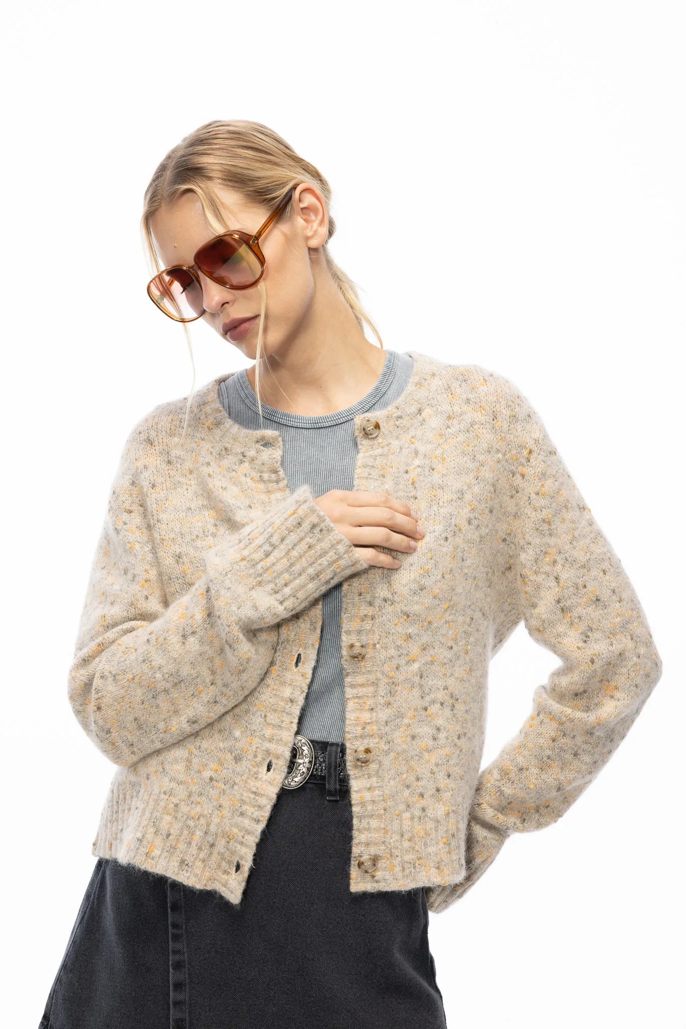 Sweter Erwina Beżowy