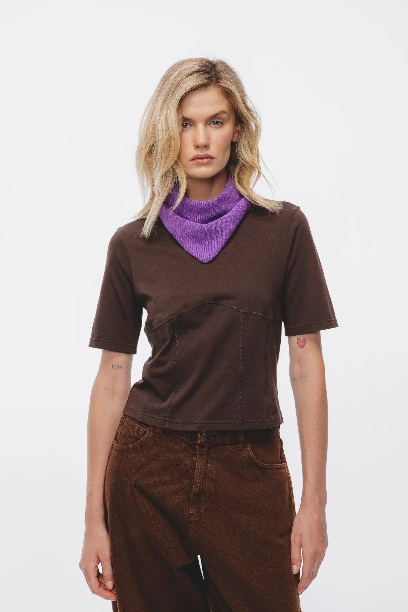 Chusta Iris Fioletowy