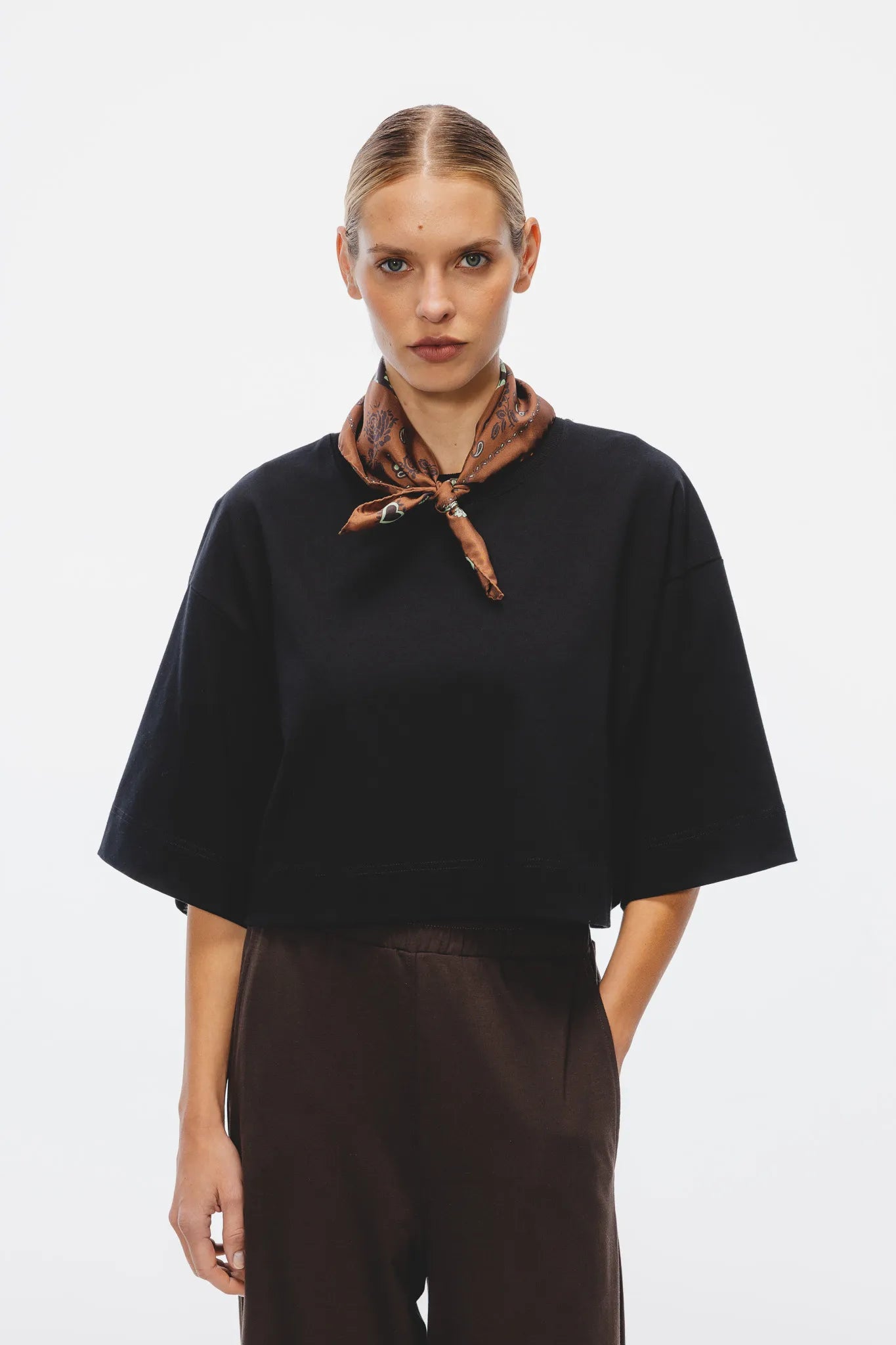 T-shirt Marlena Czarny