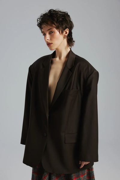 Marynarka Adriana Ciemny Czekoladowy