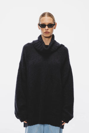 Sweter Martyna Czarny