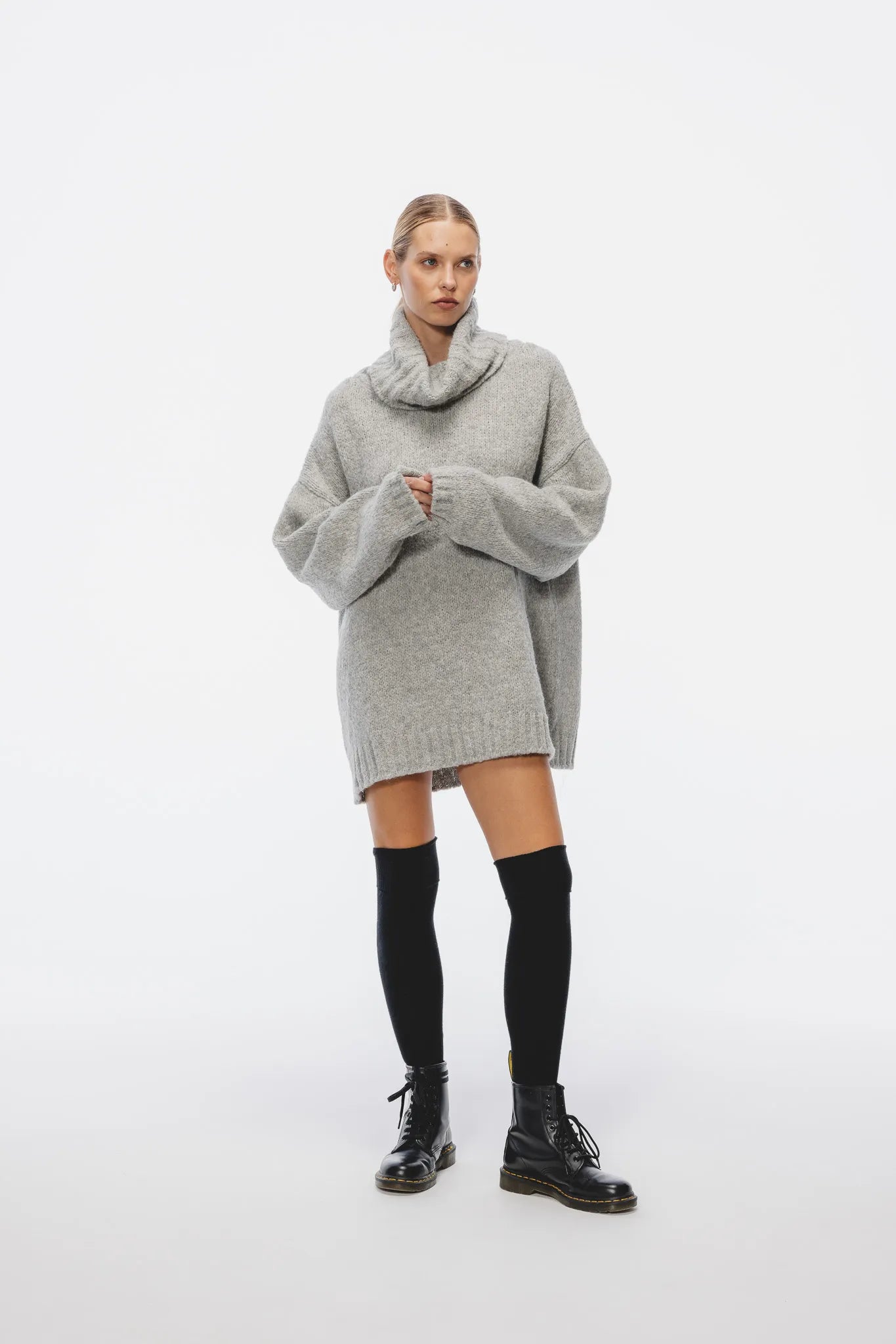 Sweter Martyna Szary Melanż