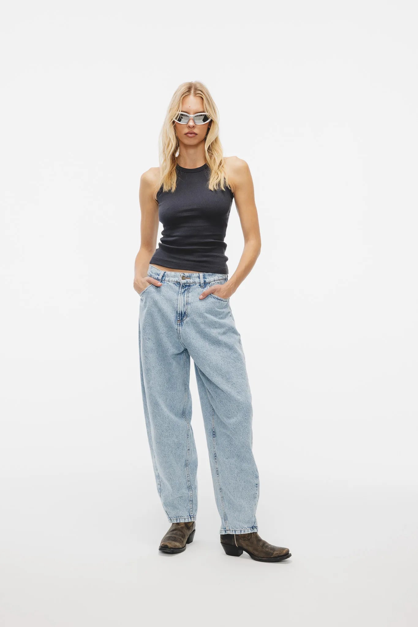 Top Aya Ciemny Grafitowy