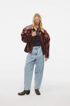 Spodnie Omena Kamienny Niebieski