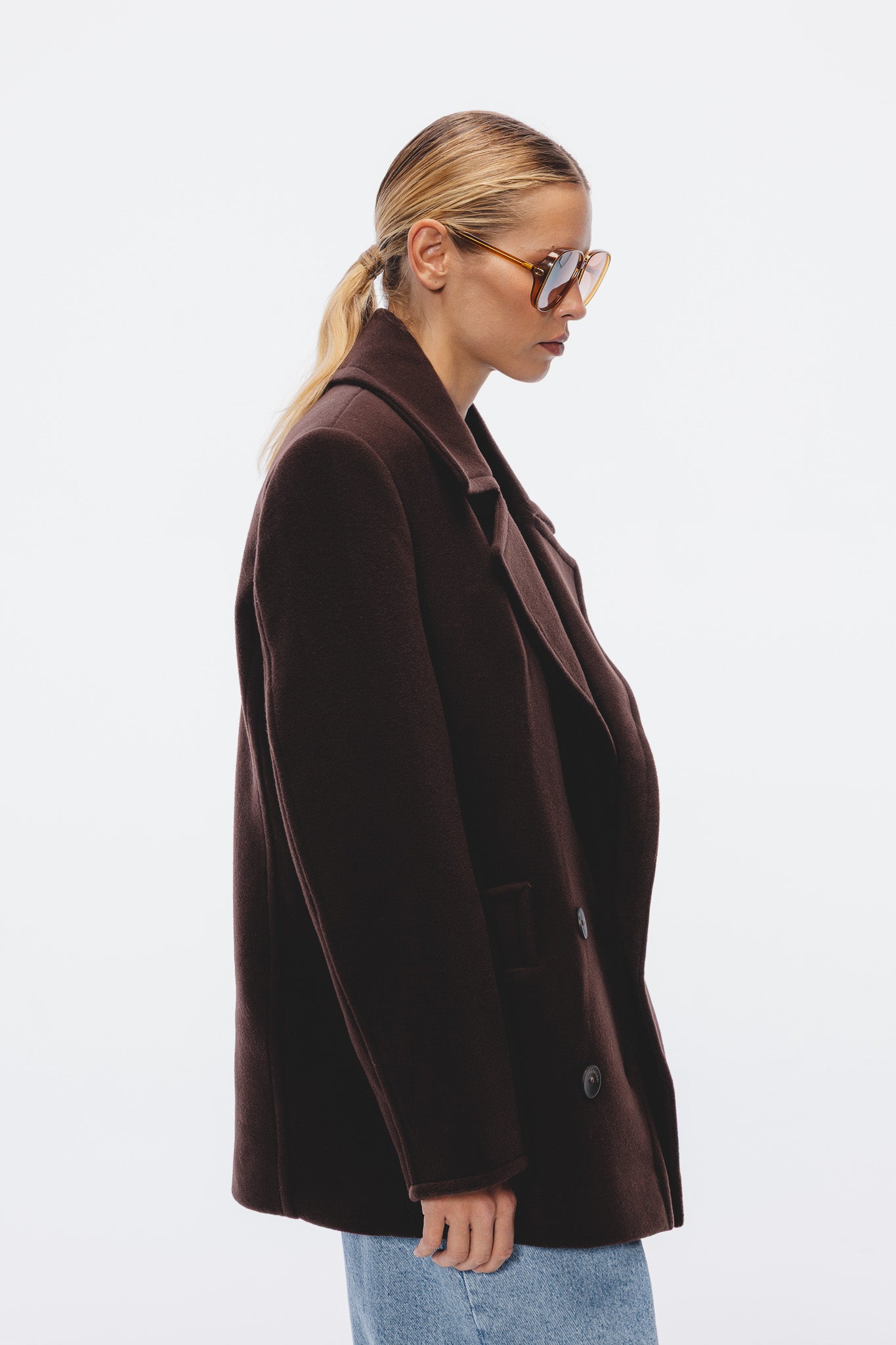 Płaszcz Iwona Czekoladowy