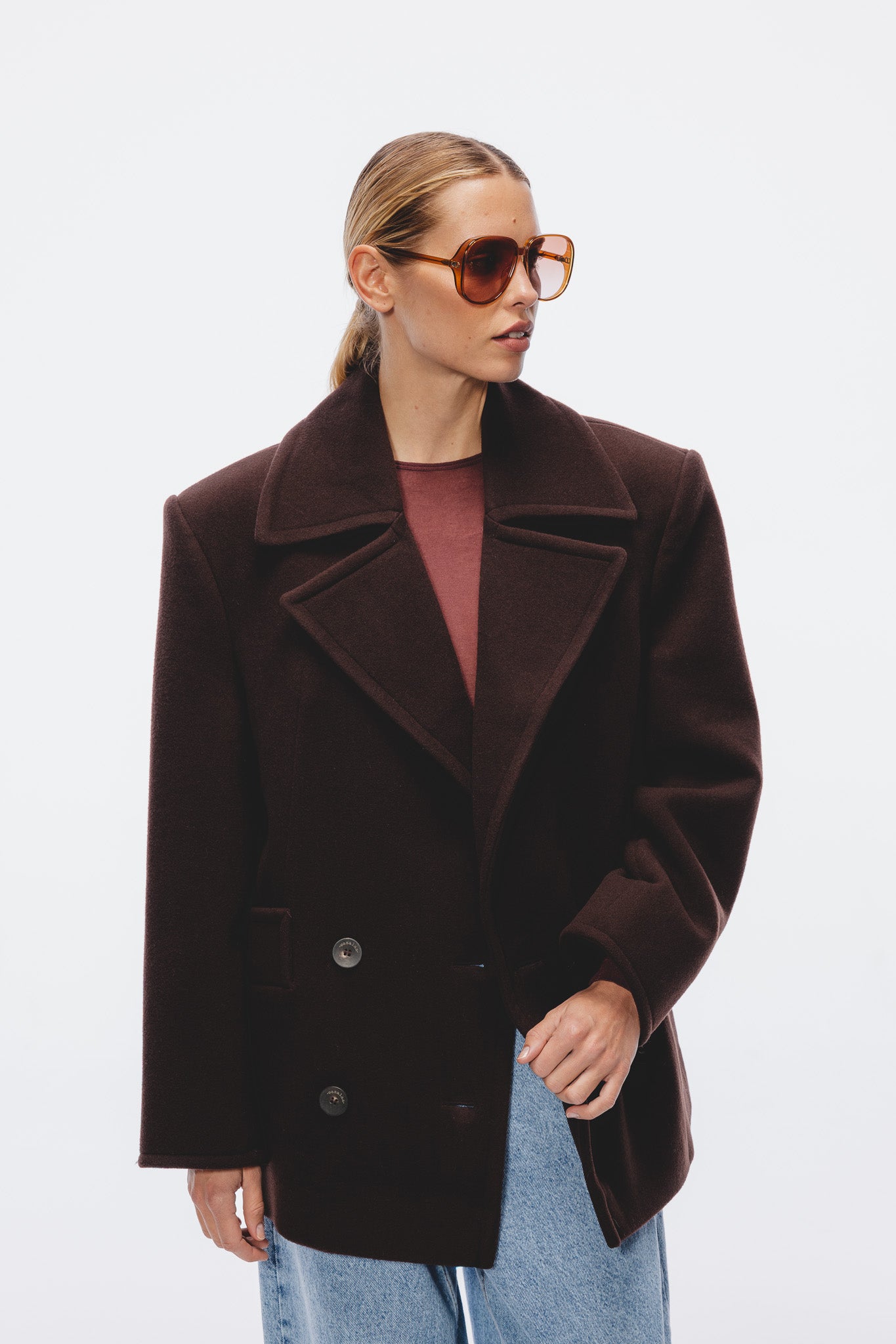 Płaszcz Iwona Czekoladowy