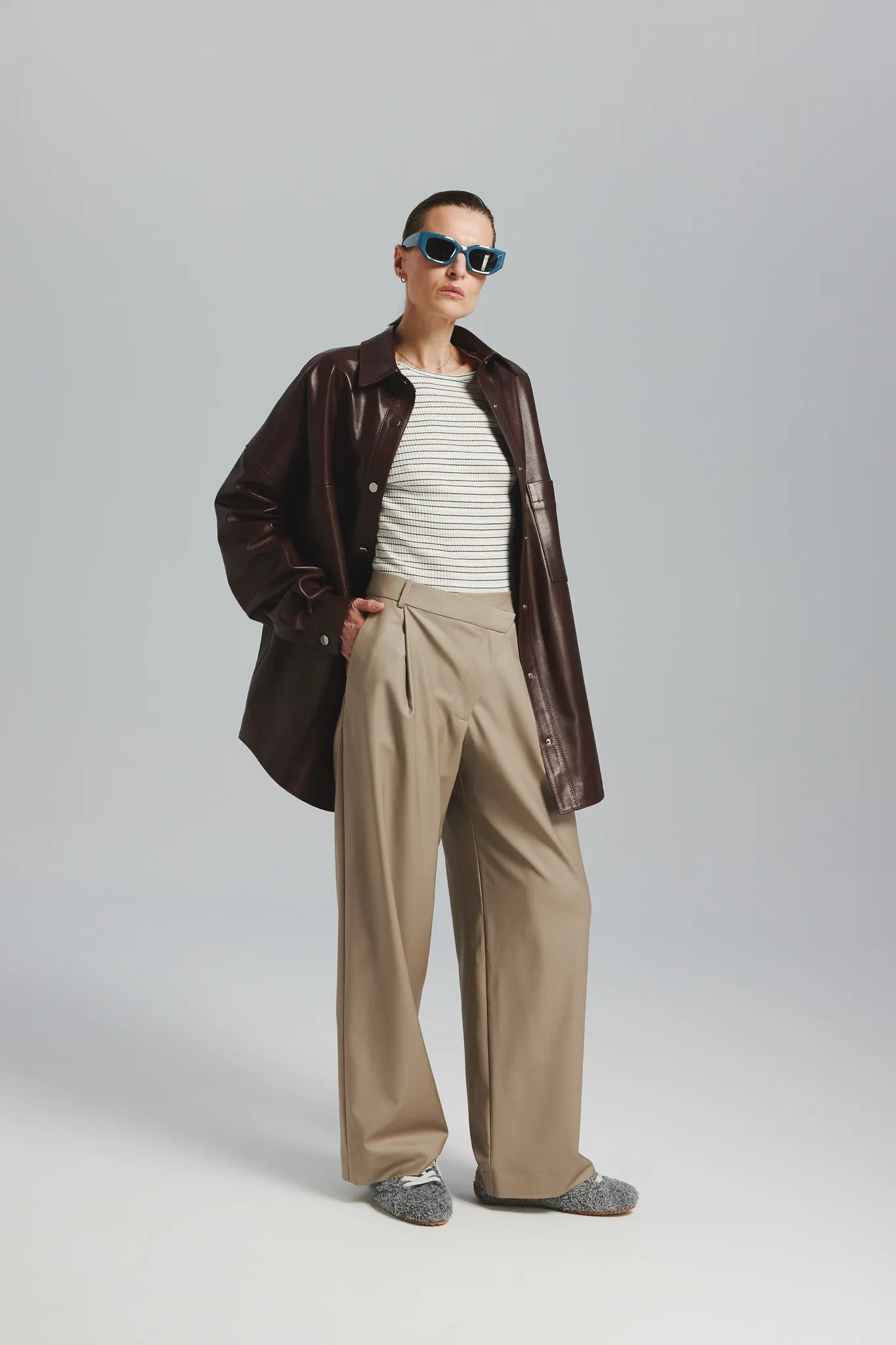 Spodnie Molly Beżowy