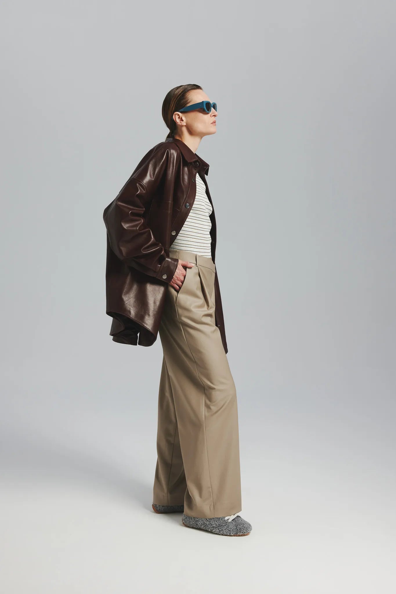 Spodnie Molly Beżowy