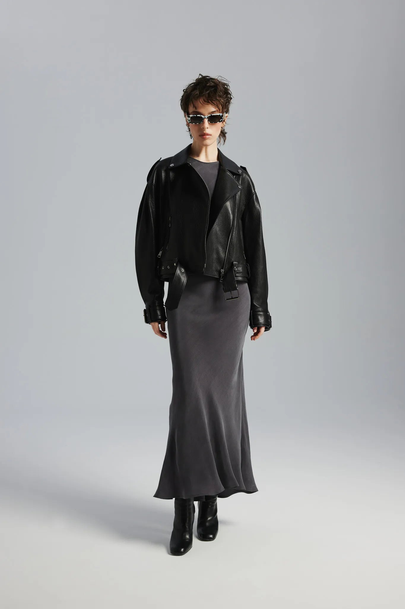 Sukienka Sarah Stalowy