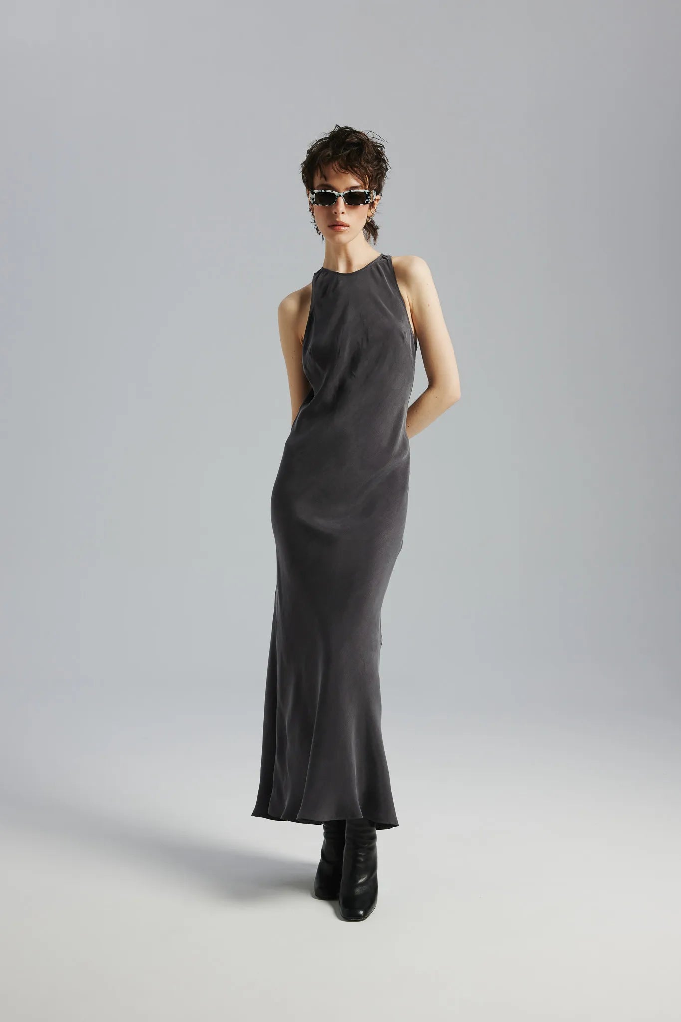 Sukienka Sarah Stalowy