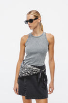 Top Aya Vintage Sprany Szary