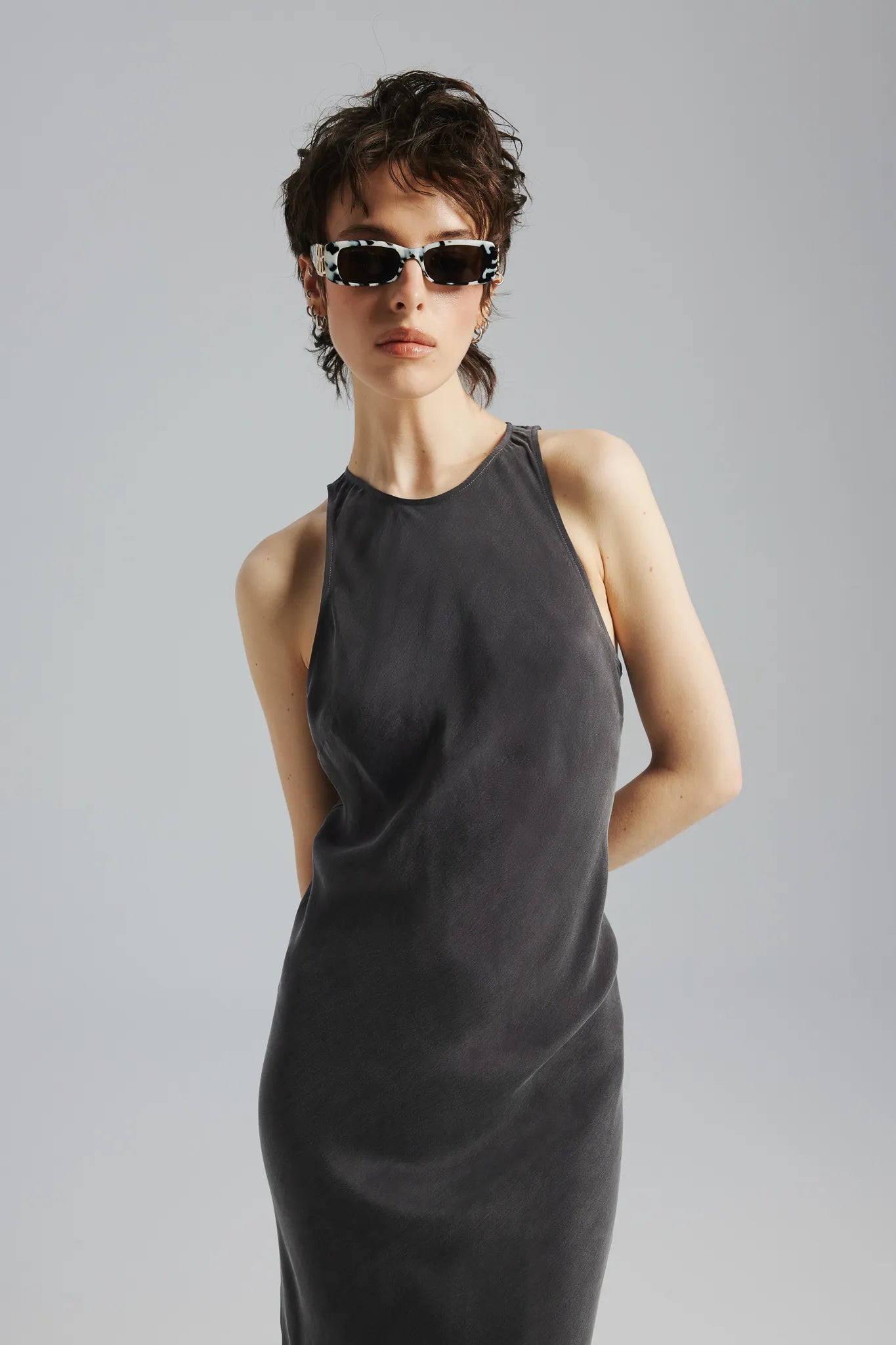 Sukienka Sarah Stalowy