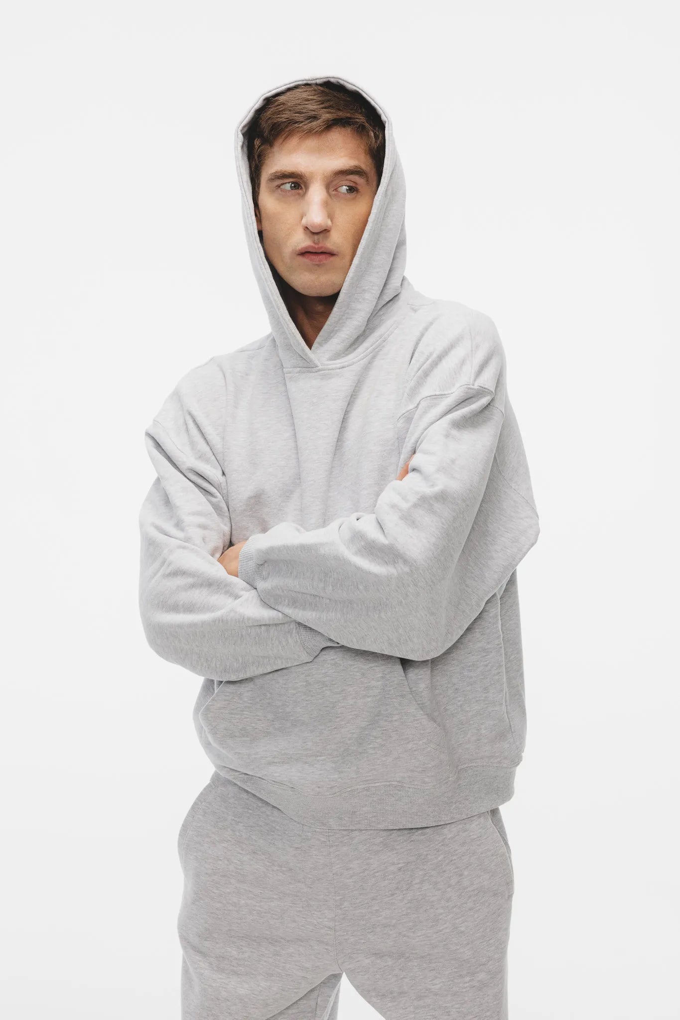 Bluza Kamelia Jasny Szary Melanż