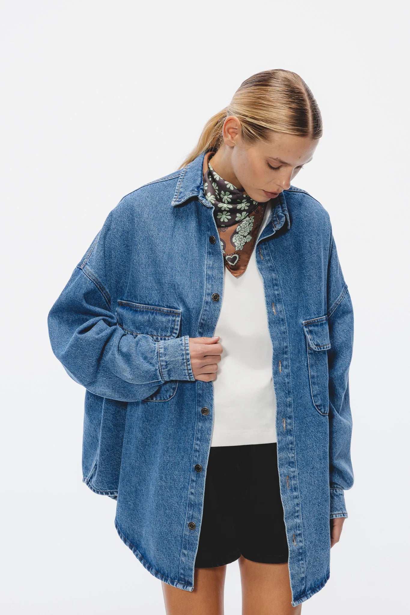 Katana Elfi Ciemny Niebieski