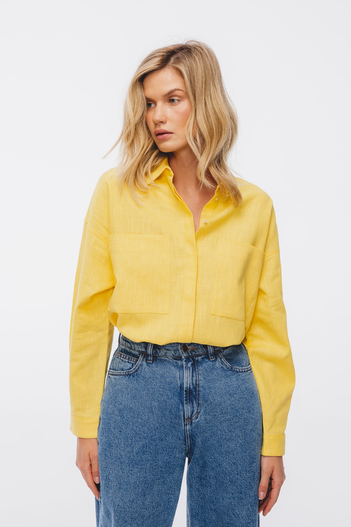 Koszula Luna Cytrynowy