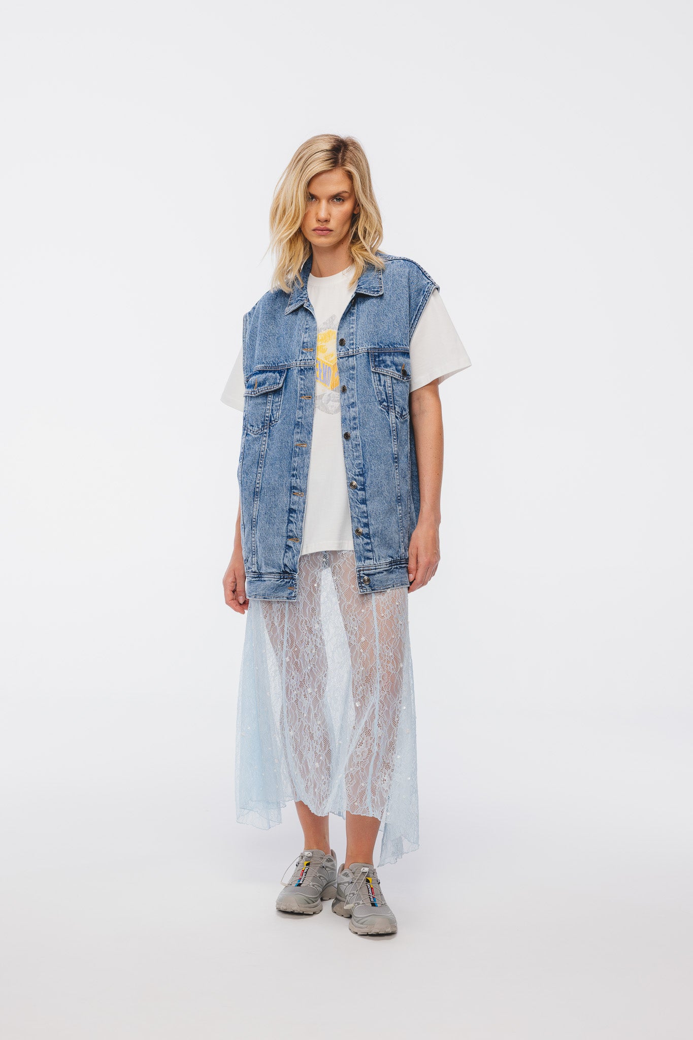 Spódnica Ella Błękitny