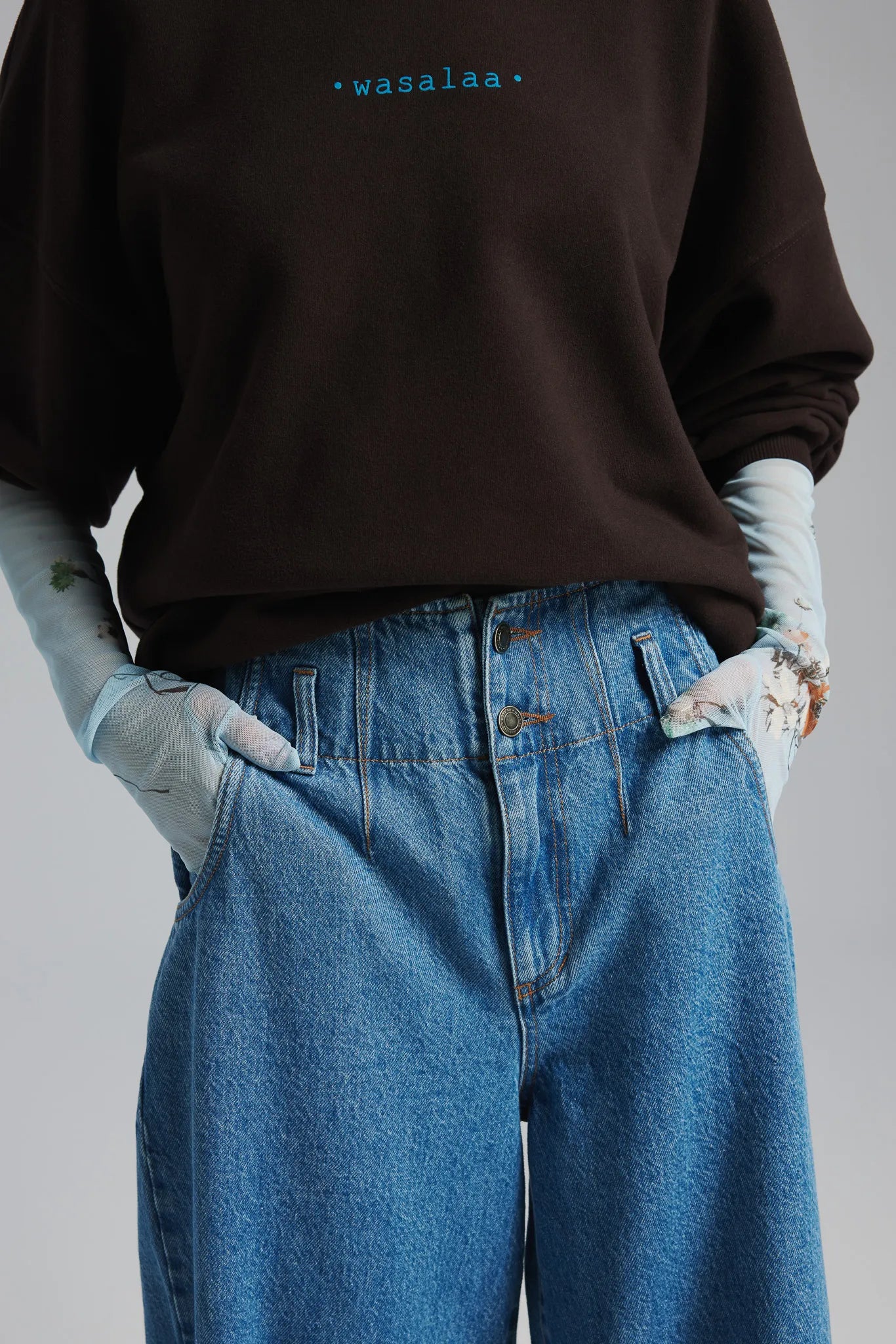 Spodnie Francesca Niebieski