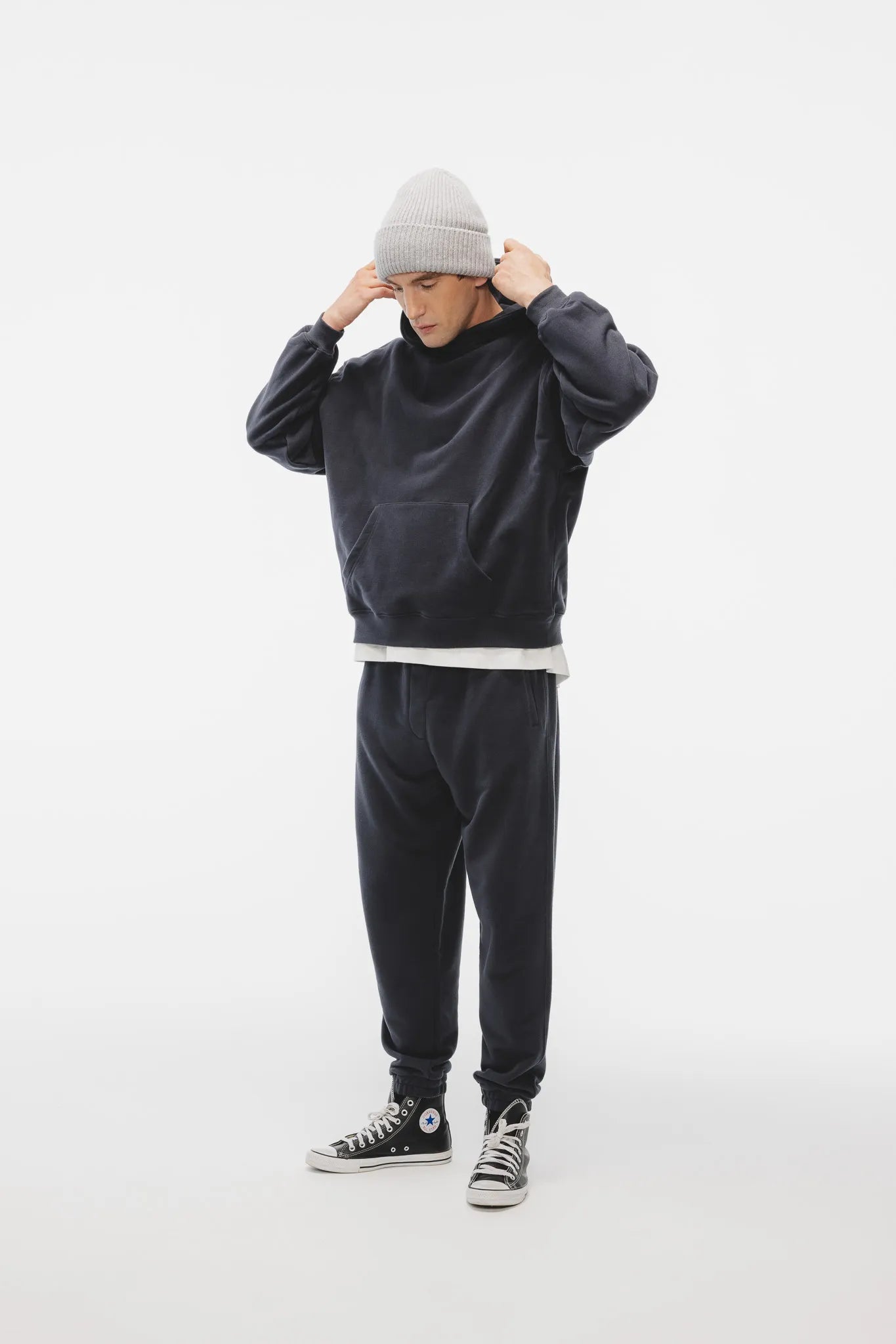 Spodnie Unisex Ciemny Grafit