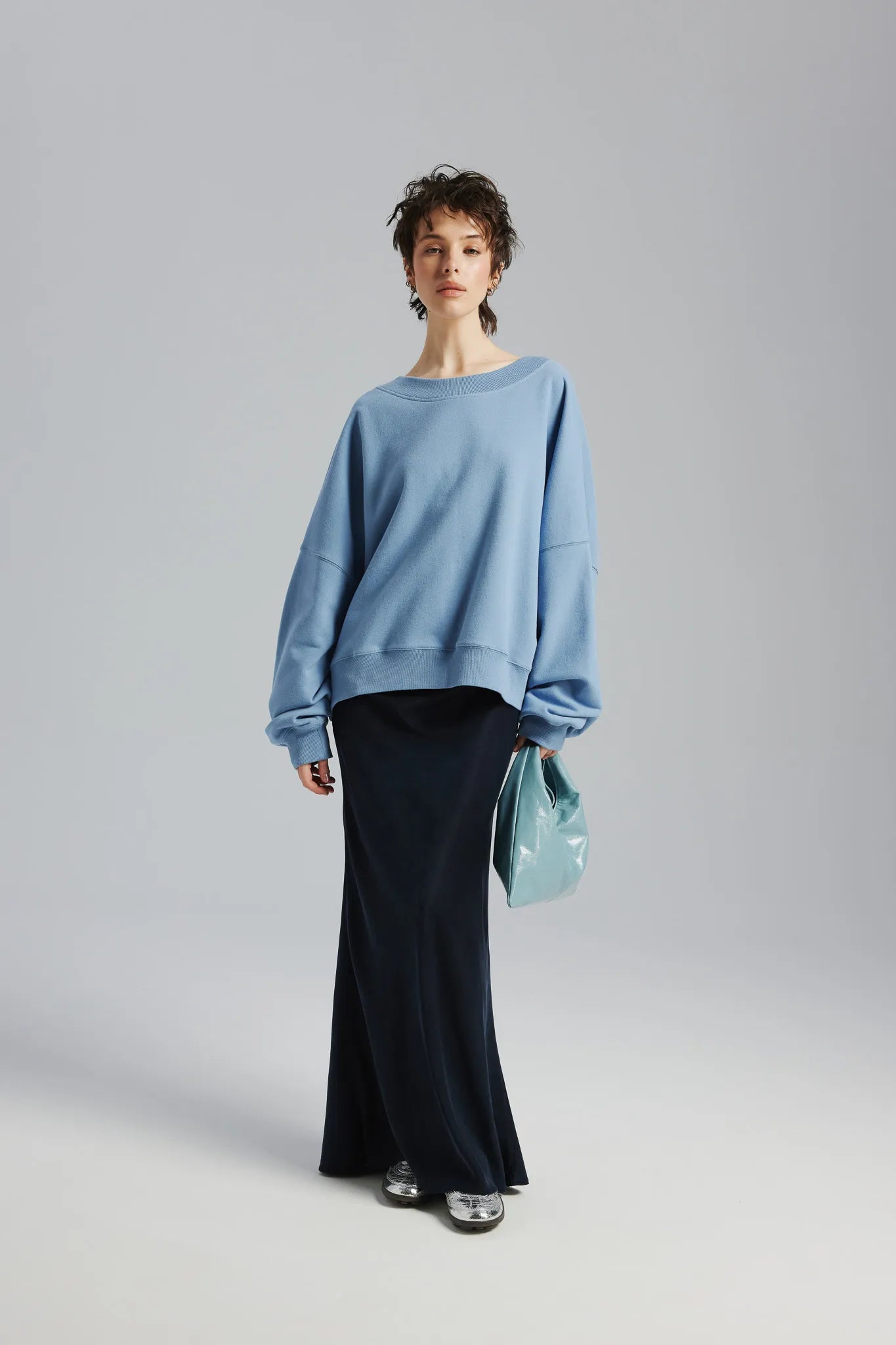 Spódnica Stefa Ciemny Grafitowy