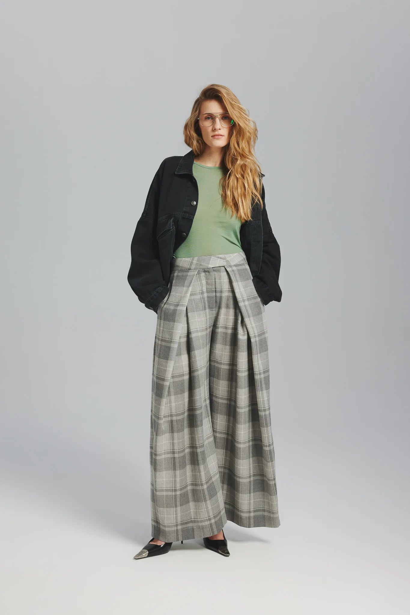 Longsleeve Hortensja Szałwiowy