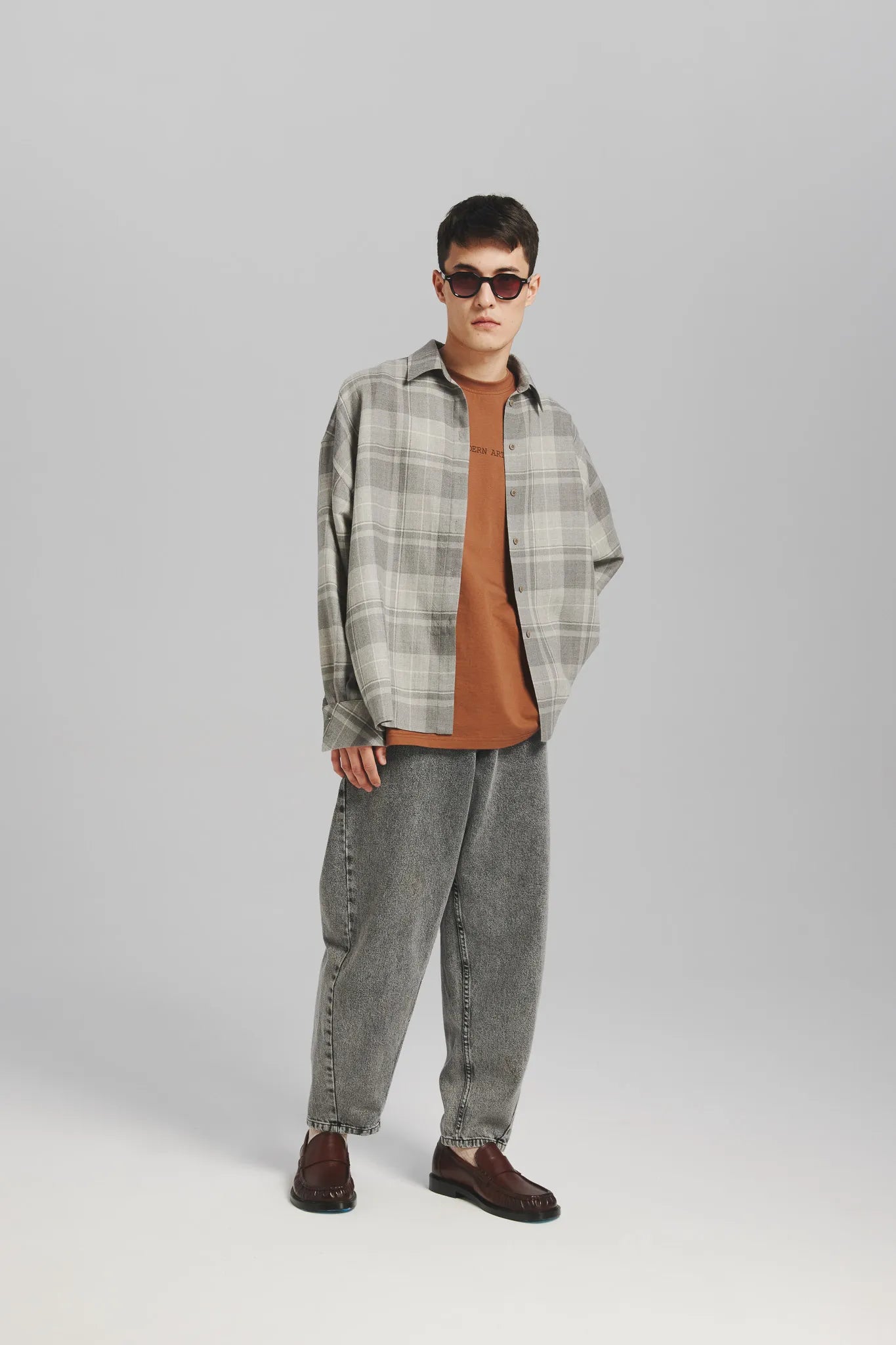 Koszula Dakota Szary-Multikolor