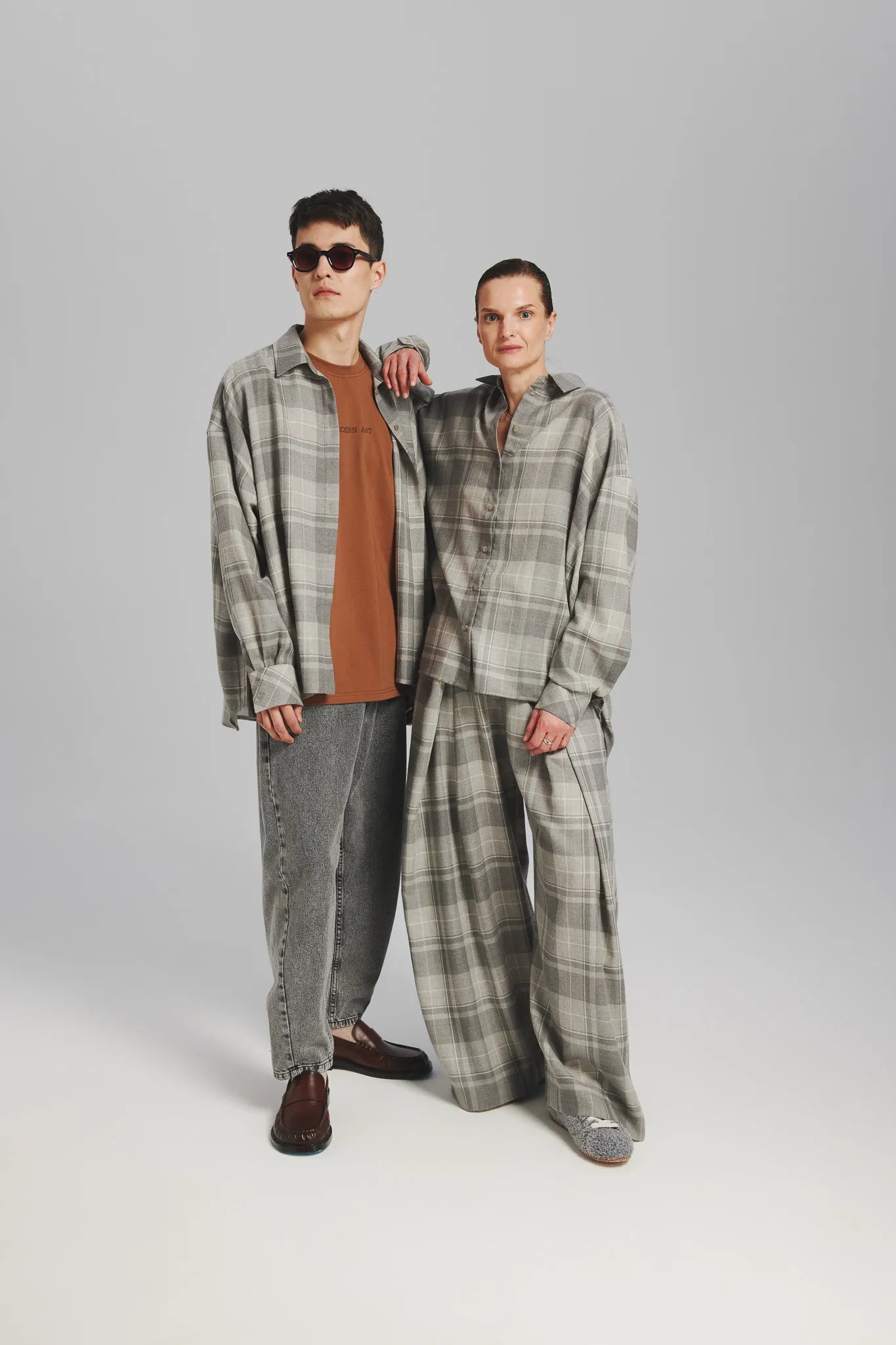 Koszula Dakota Szary-Multikolor