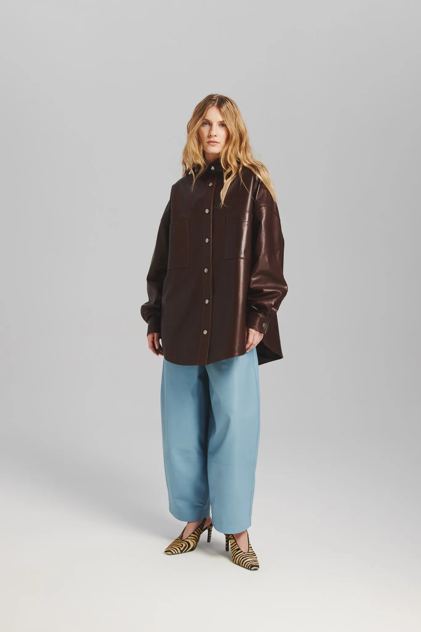 Katana Skórzana Elfi Czekoladowy