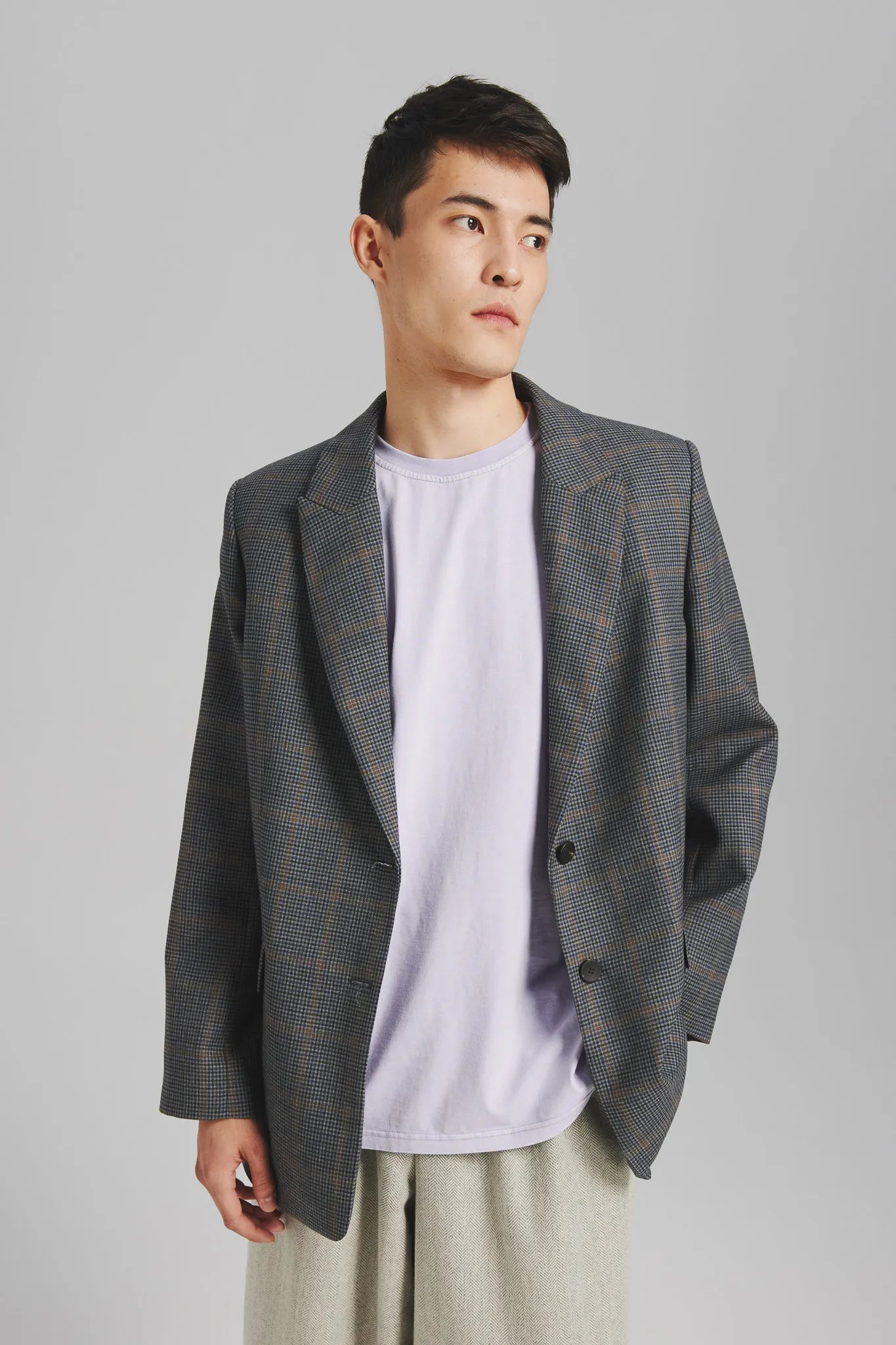 T-shirt Dru Vintage Sprany Lawendowy