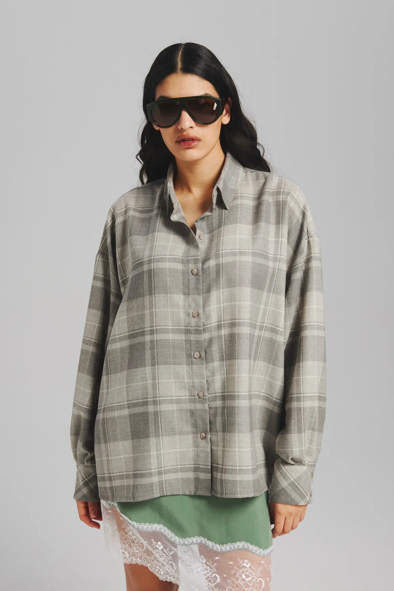 Koszula Dakota Szary-Multikolor