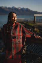 Katana Elfi Haft Czerwony-Szary