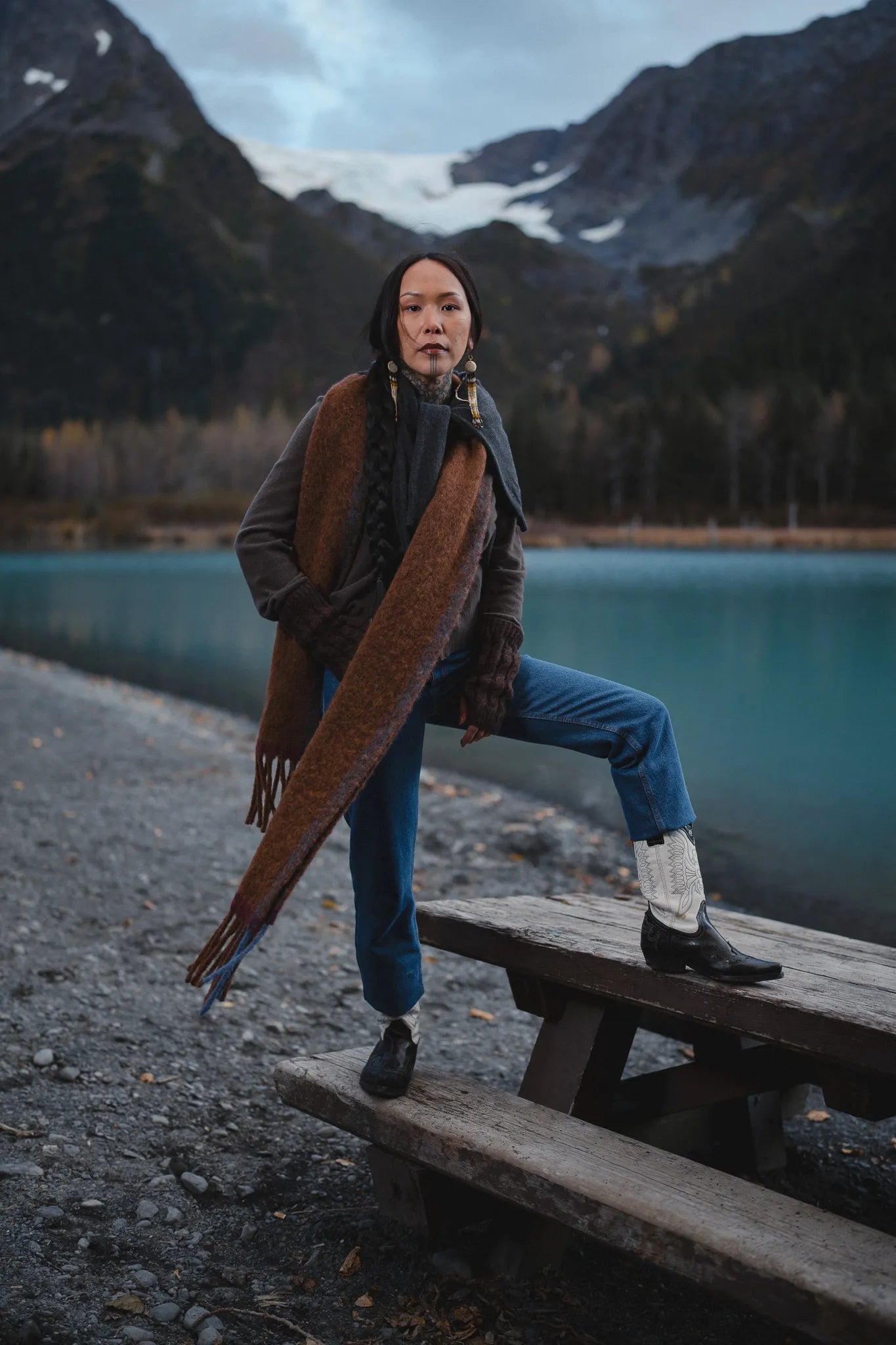 Szalik Florencja Czekoladowy