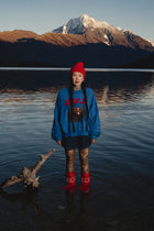 Bluza Gaja Print Jasny Kobalt