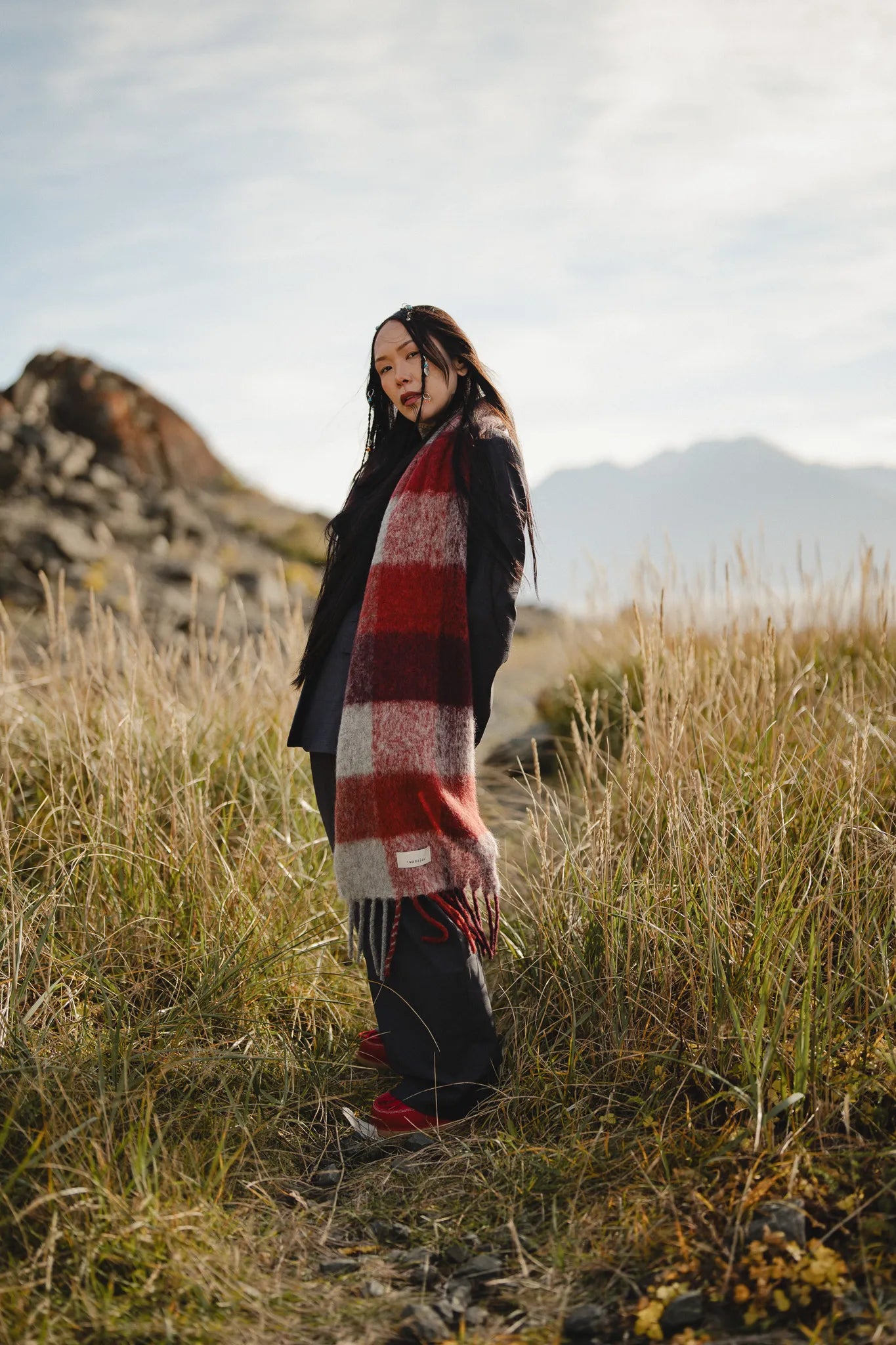 Szalik Florencja Czerwony