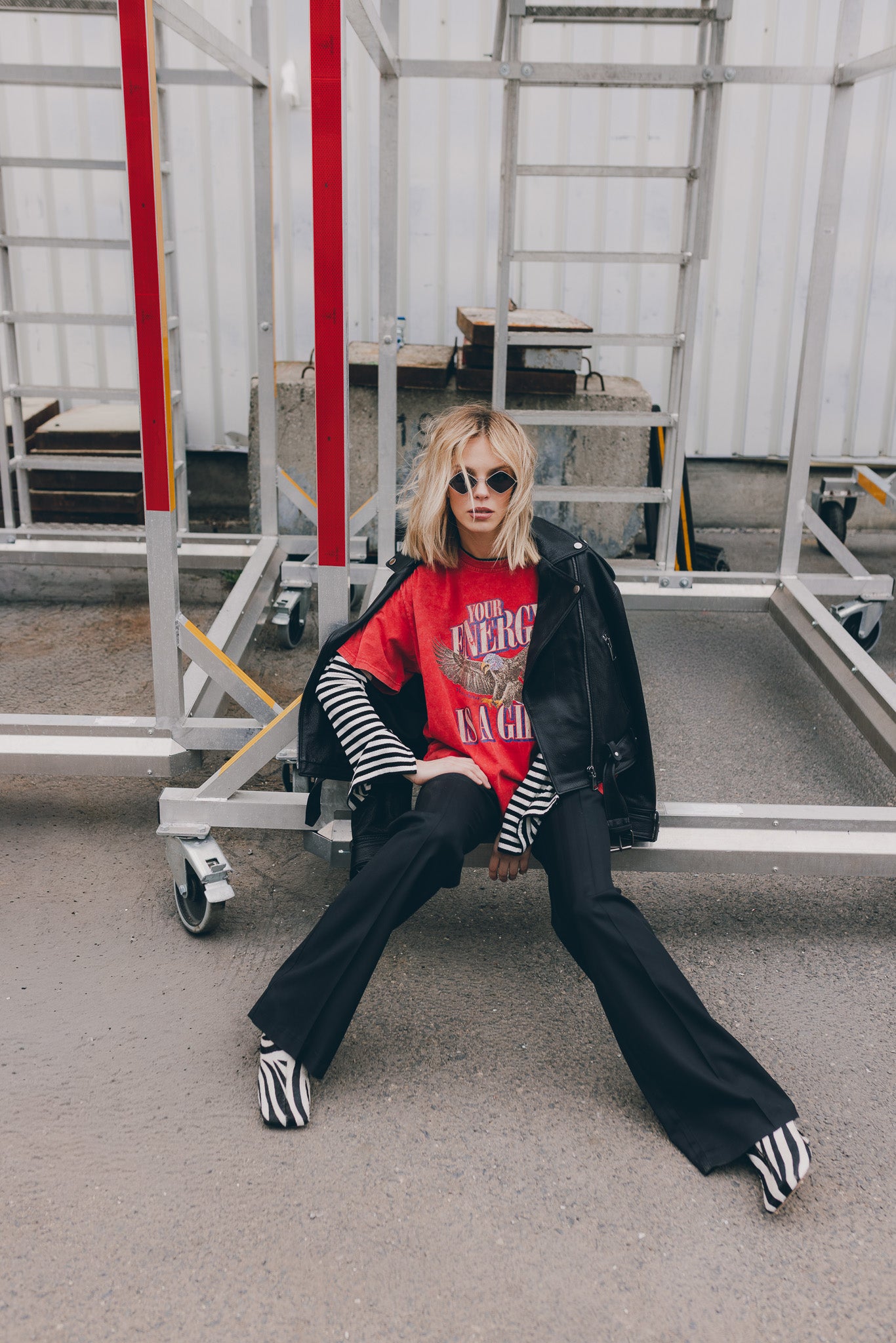 Spodnie Roxana Czarny