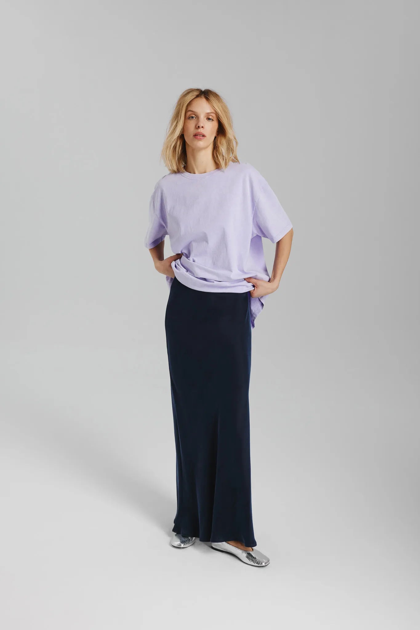 Spódnica Stefa Ciemny Grafitowy