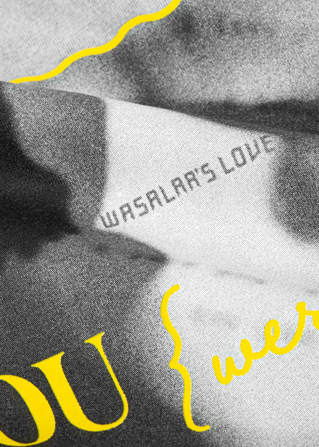 T-shirt Dru Vintage Print Serce Sprany Szary