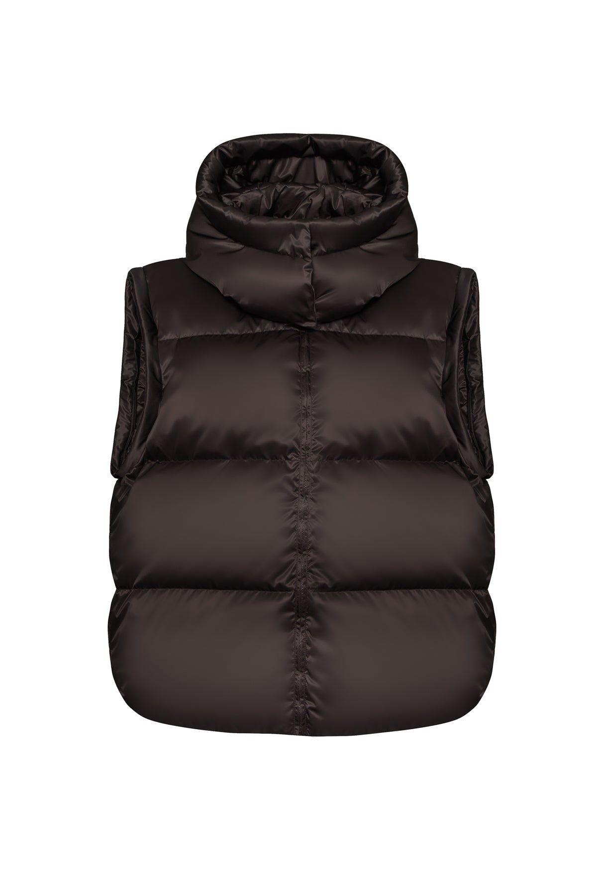 Kurtka puchowa unisex Gracjana Brązowy